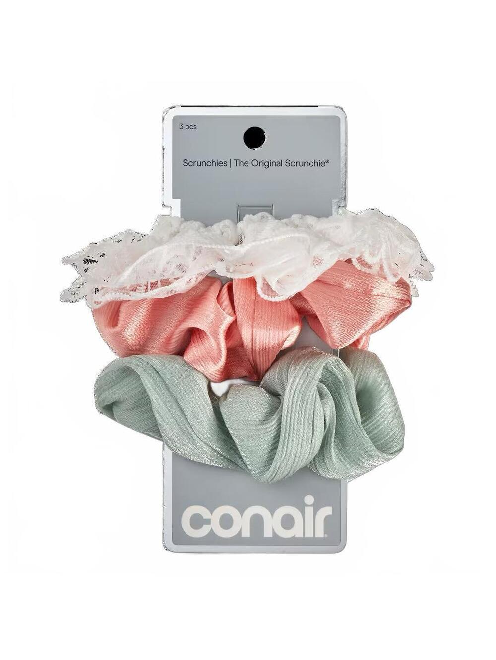 ⭐PICK 3/$15 Conair Assorted Texture Scrunchies 3ct